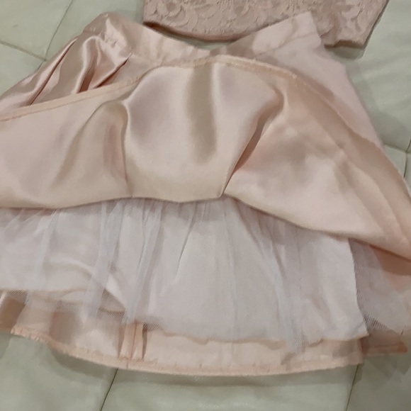 Junior Formal two piece dress Blush pink sz 1 - Picture 5 of 11